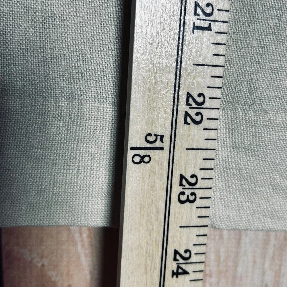 Chadwicks Pencil Skirt Womens 8 Beige Linen Blend Knee‎ Length Minimalist Office
